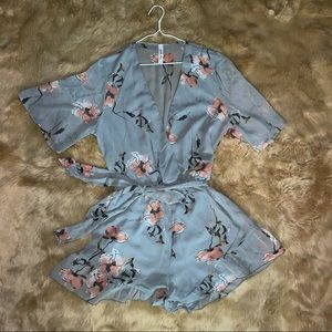 Lock&key summer floral romper, lightweight
